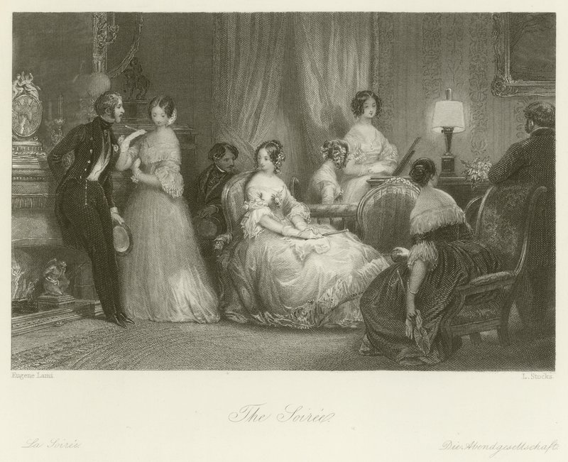 Soiréen af Eugene Louis Lami