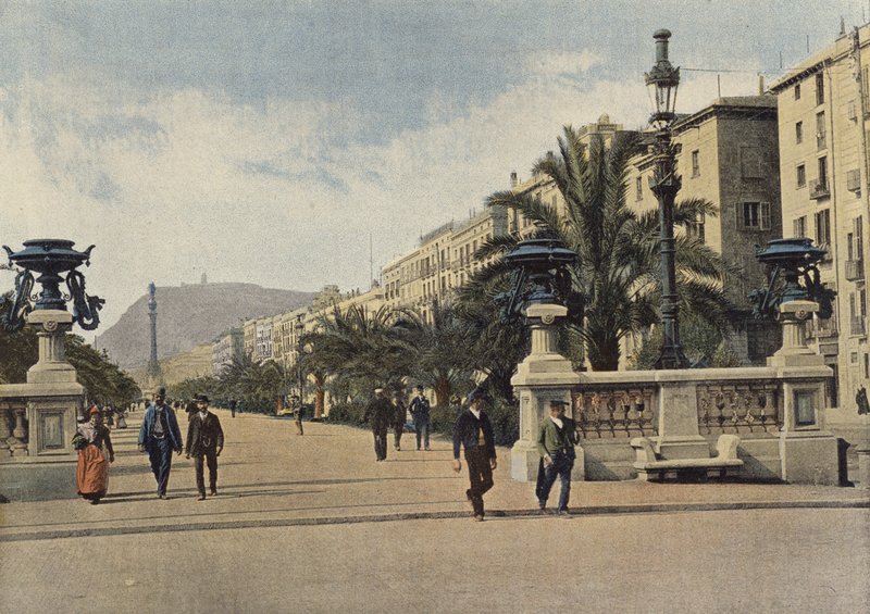 Barcelona, ​​Paseo De Colon af European Photographer
