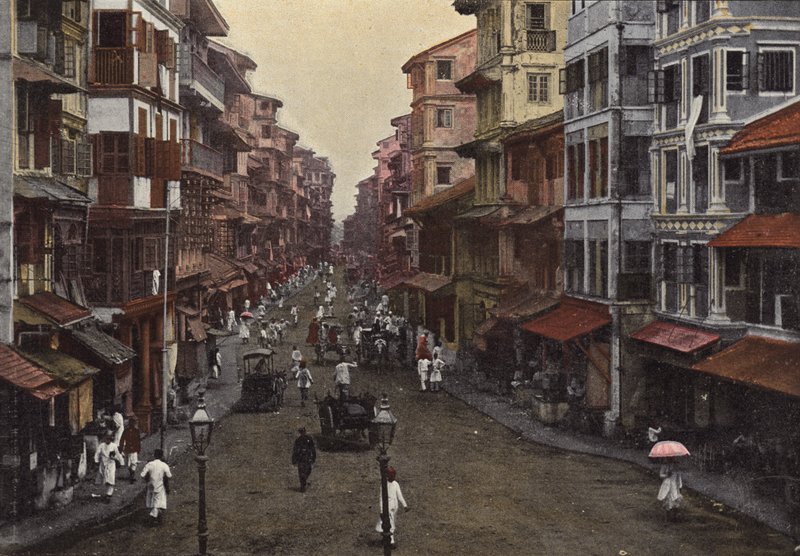 Bombay, en gade i fæstningen af European Photographer