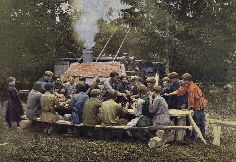 Arbejderkantine I Landsbyen af European Photographer