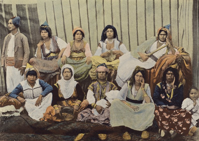 Mascara Arabiske (mauriske) kvinder af European Photographer