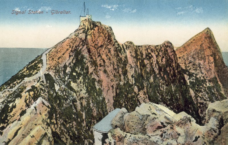 Signalstation, Gibraltar af European Photographer