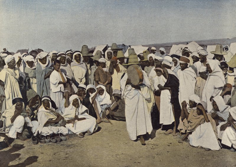 Arabisk troldmand, slangetæmmer af European Photographer