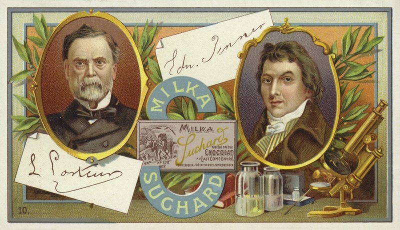Louis Pasteur og Edward Jenner af European School