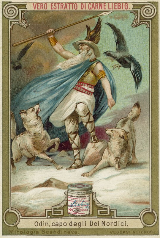 Odin, høvdingen for de nordiske guder af European School