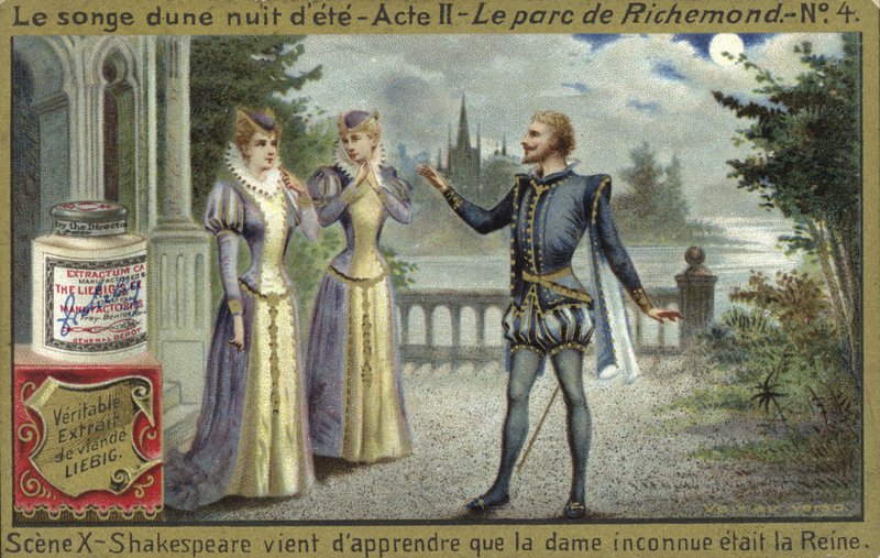 Scene from A Midsummer Nights Dream, an opera by Ambroise Thomas  af European School