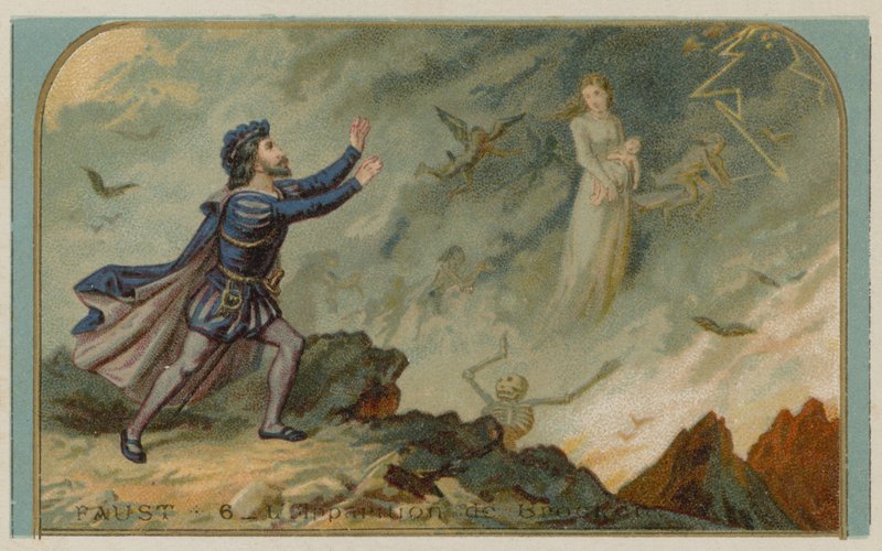 Scene fra Faust: Brockens tilsynekomst af European School