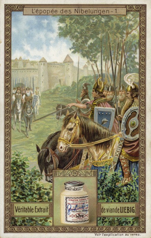 Scene from the Nibelungenlied  af European School