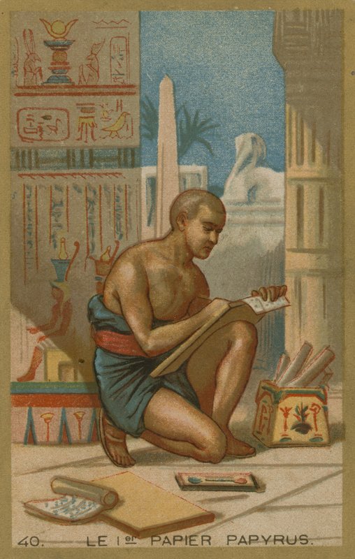 Det første papir. Papyrus af European School