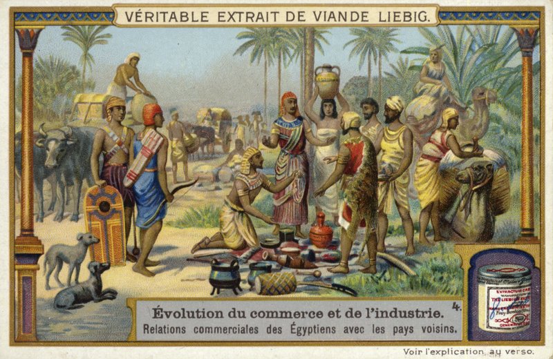 Trading releations between the Ancient Egyptians and their neighbours  af European School