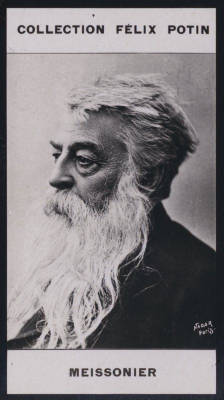 Ernest Meissonnier (1815-1891) (s/h-billede) af European Photographer