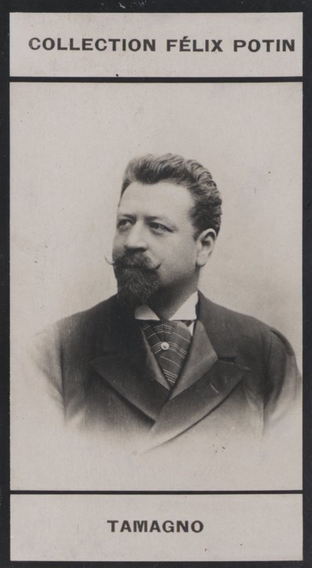 Francesco Tamagno (1850) (s/h-billede) af European Photographer