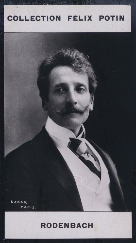 Georges Rodenbach (1855-1899) (s/h-billede) af European Photographer