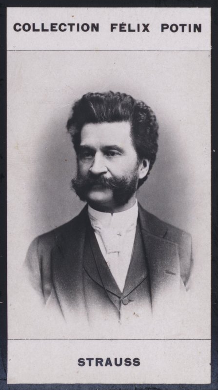 Johann Strauss (1825-1899) (s/h foto) af European Photographer