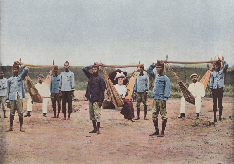 Hamaquaires i Dahomey af European Photographer