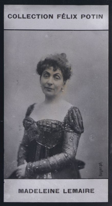 Madeleine Lemaire (1845) (s/h-billede) af European Photographer