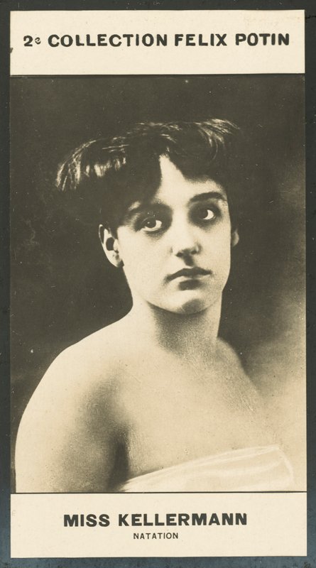Frøken Maud Kellermann, svømning af European Photographer