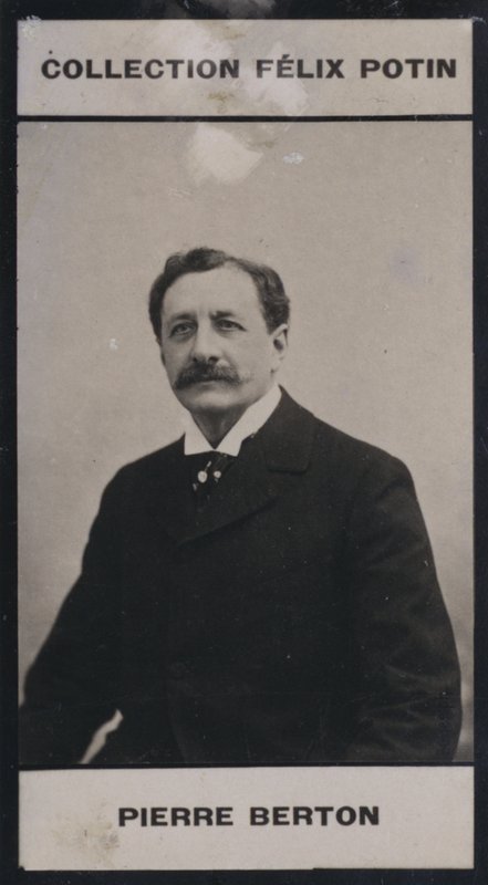 Pierre Berton (1842) (s/h-billede) af European Photographer