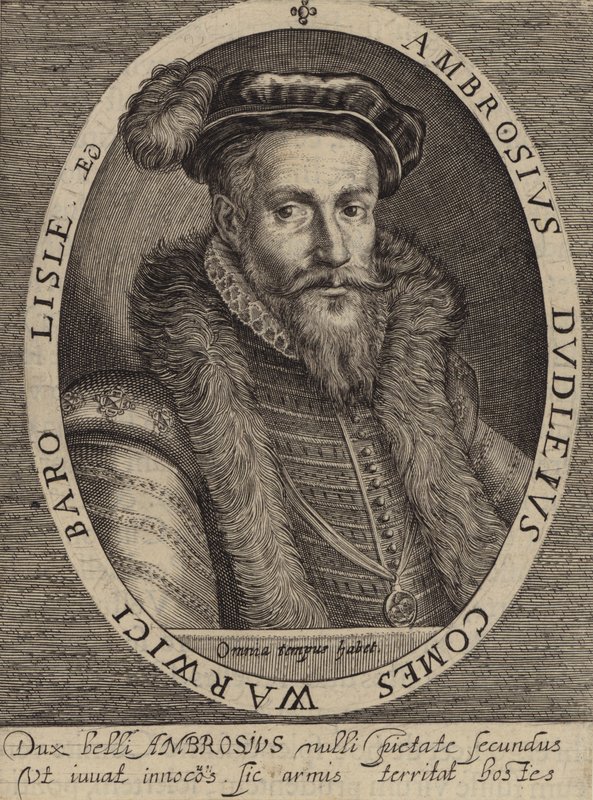 Ambrose Dudley, 3. jarl af Warwick (gravering) af European School