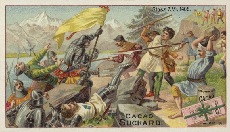 Slaget ved Stoss, Schweiz, 7. juni 1405 af European School