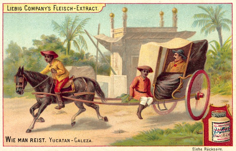 Caleza i Yucatan (chromolitho) af European School