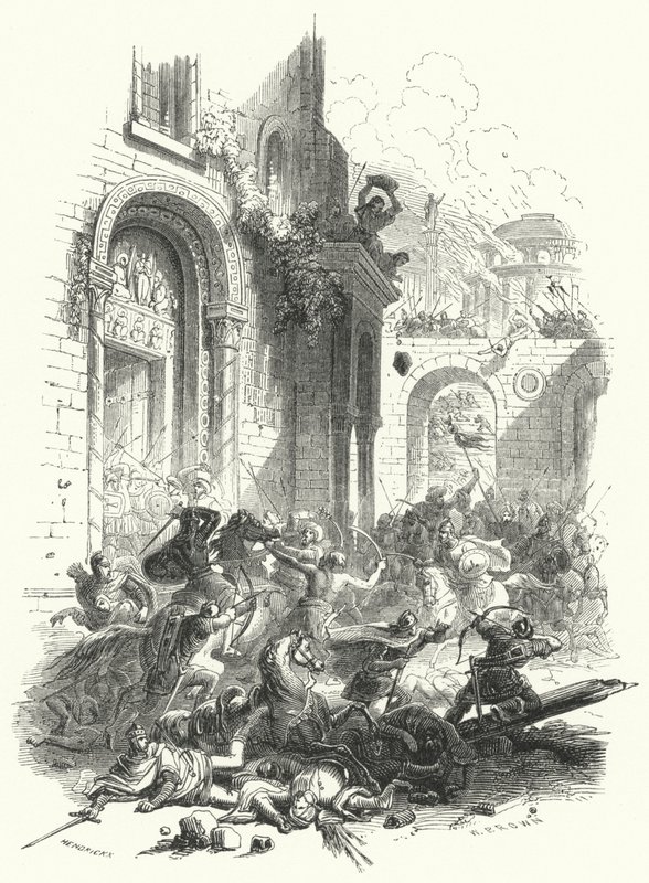 Tyrkernes erobring af Konstantinopel af European School