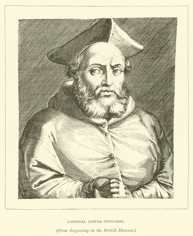 Kardinal Gaspar Contarini (gravering) af European School