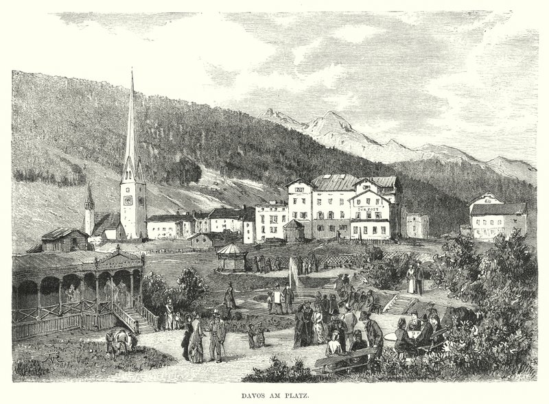 Davos am Platz (gravering) af European School