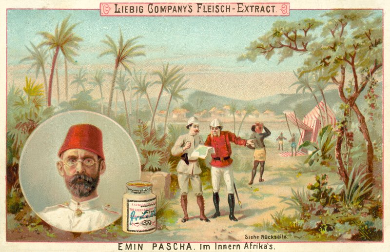 Emin Pasha i Centralafrika (chromolitho) af European School