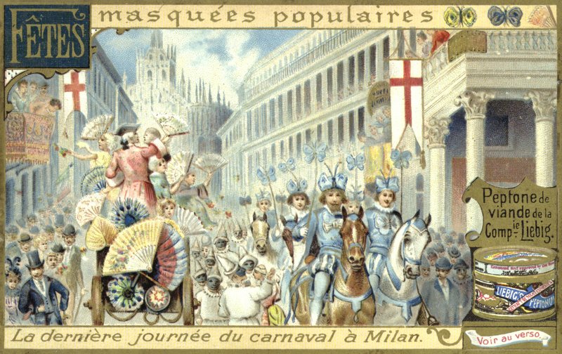 Final day of carnival in Milan  af European School