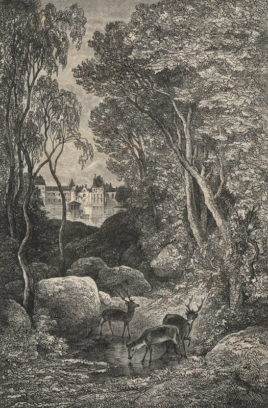 Fontainebleau (gravering) af European School
