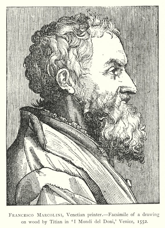 Francesco Marcolini, venetiansk printer (gravering) af European School