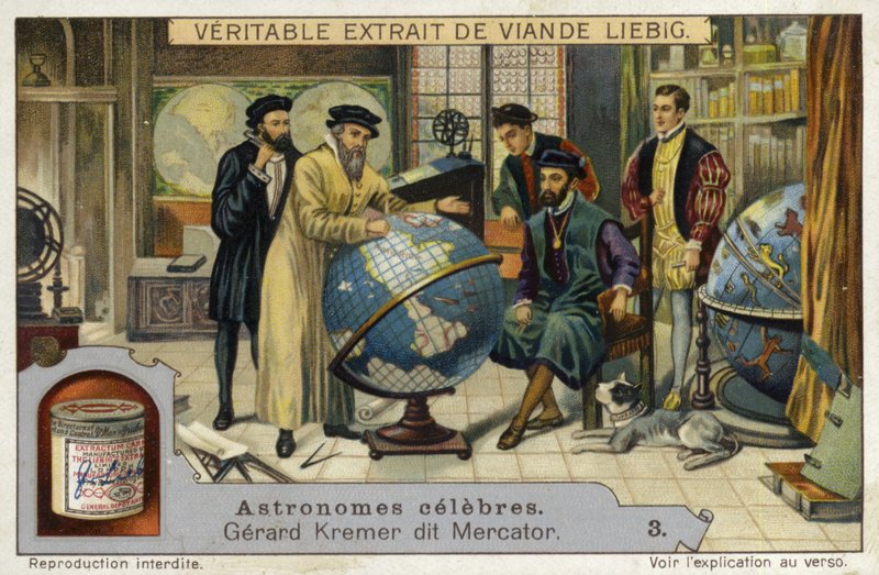 Gerardus Mercator, Flemish cartographer and mathematician  af European School