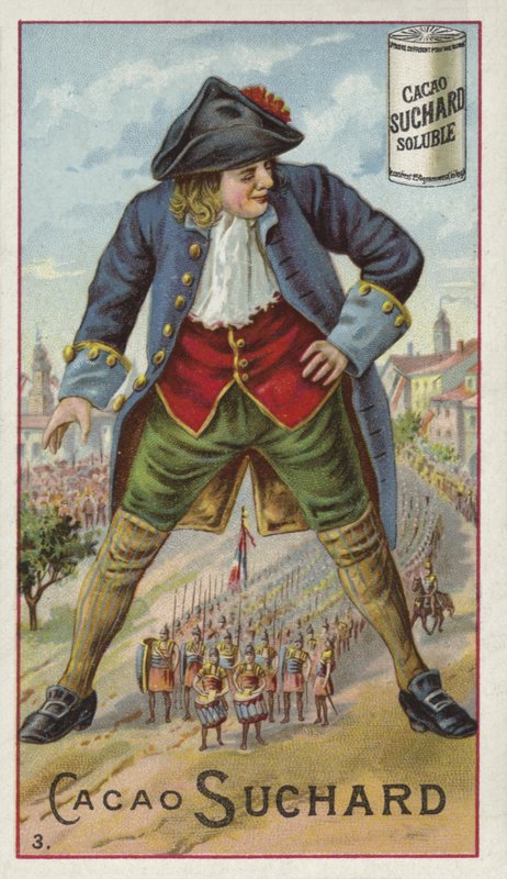 Gulliver med Lilliputian-hæren af European School