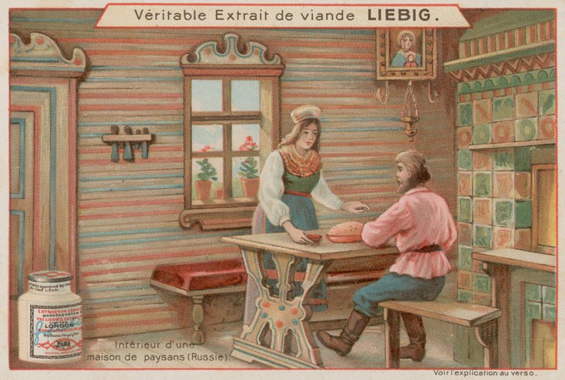 Inde i et bondehus i Rusland af European School