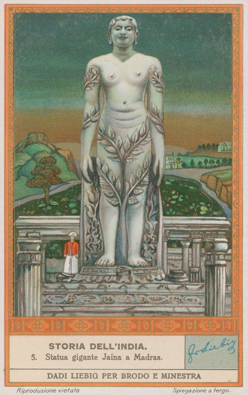 Jain-statue i Madras (Chennai) af European School