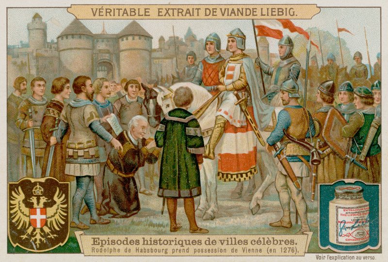 Kong Rudolf I går ind i Wien i 1276 af European School