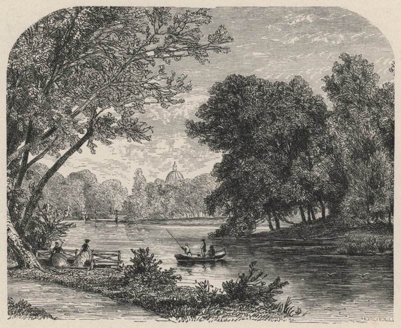 The Wood at Haag (gravering) af European School
