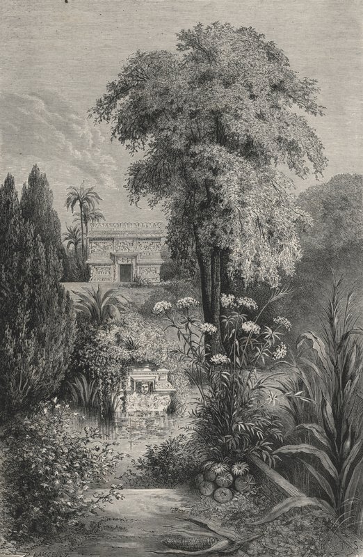 The Paradise of Quetzalcoatl (gravering) af European School