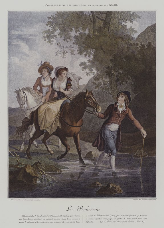 Le Ruisseau (Strømmen) (farve litho) af European School
