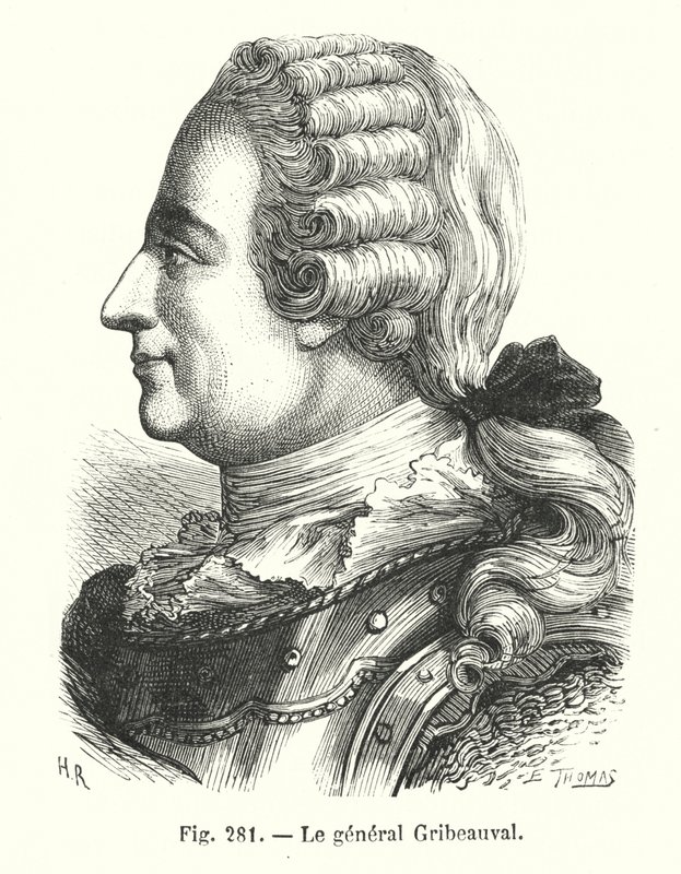 Le general Gribeauval (gravering) af European School