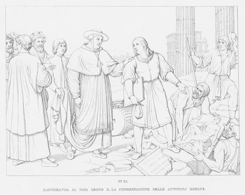 Raphaels liv (gravering) af European School