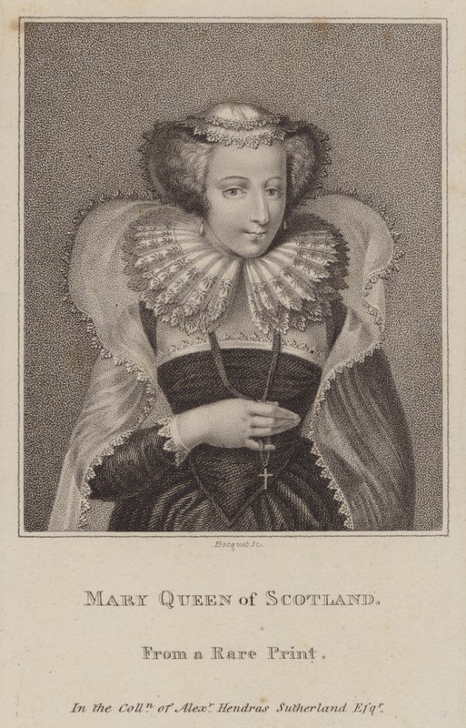 Mary, Queen of Scots (gravering) af European School