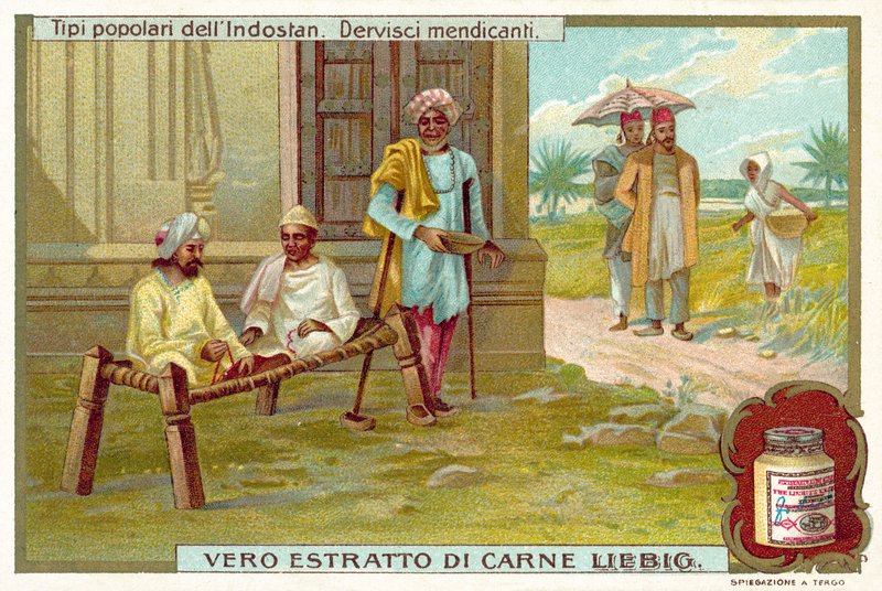 Mendicant Dervisher (chromolitho) af European School
