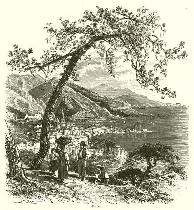 Mentone (gravering) af European School