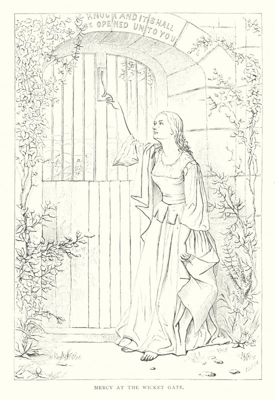 Mercy at the Wicket Gate (gravering) af European School