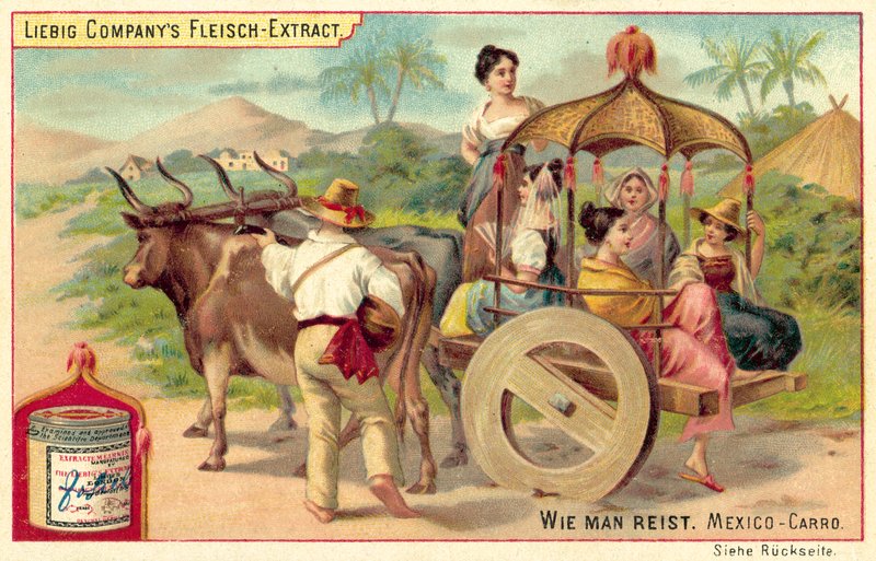 Mexicansk carro (chromolitho) af European School