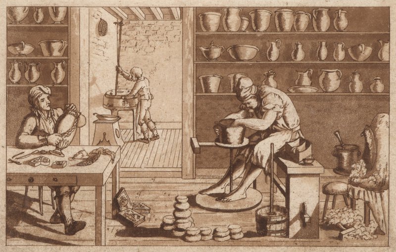 Keramik (litho) af European School