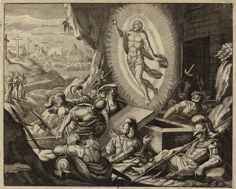 Jesu Kristi opstandelse (gravering) af European School
