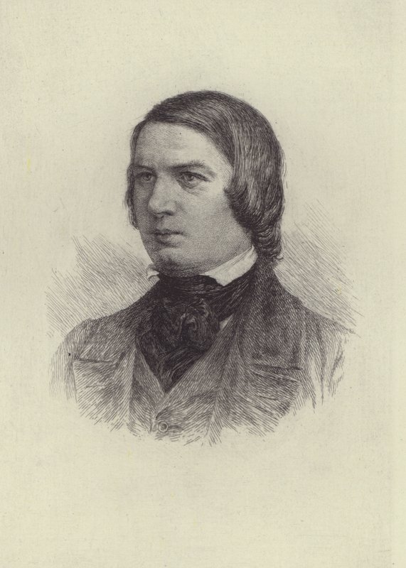 Robert Schumann (gravering) af European School